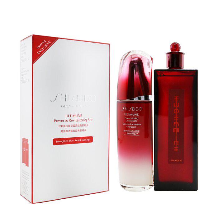 Shiseido 红妍焕肤套装：肌活精华露 100ml +  蜜露精华化妆液 200ml 2pcs商品第2张图片规格展示