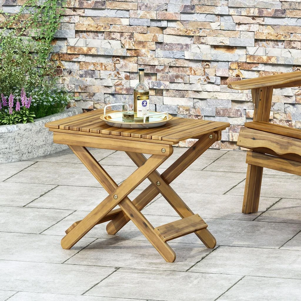 商品Streamdale Furniture|Streamdale Outdoor Folding Wooden Side Table,价格¥838,第1张图片