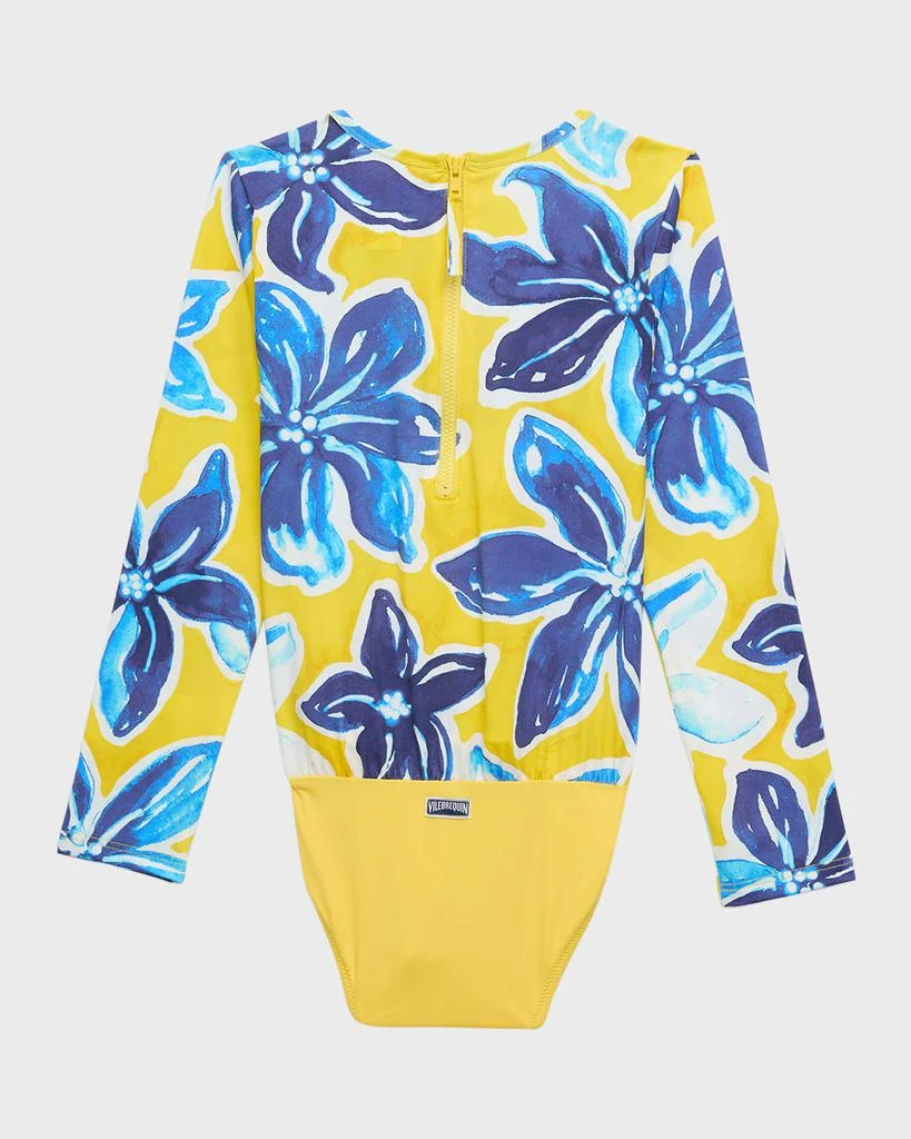 商品Vilebrequin|Girl's Macro Raiat-Print Rash Guard, Size 8-14,价格¥1050,第2张图片详细描述