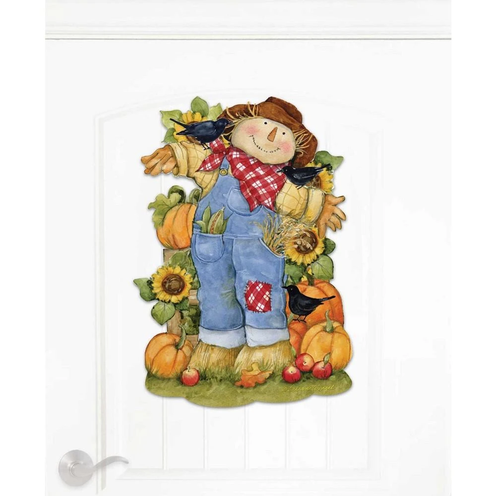商品Designocracy|Holiday Door Decor Wall Decor Harvest Scarecrow Wooden Sign S. Winget,价格¥1099,第2张图片详细描述