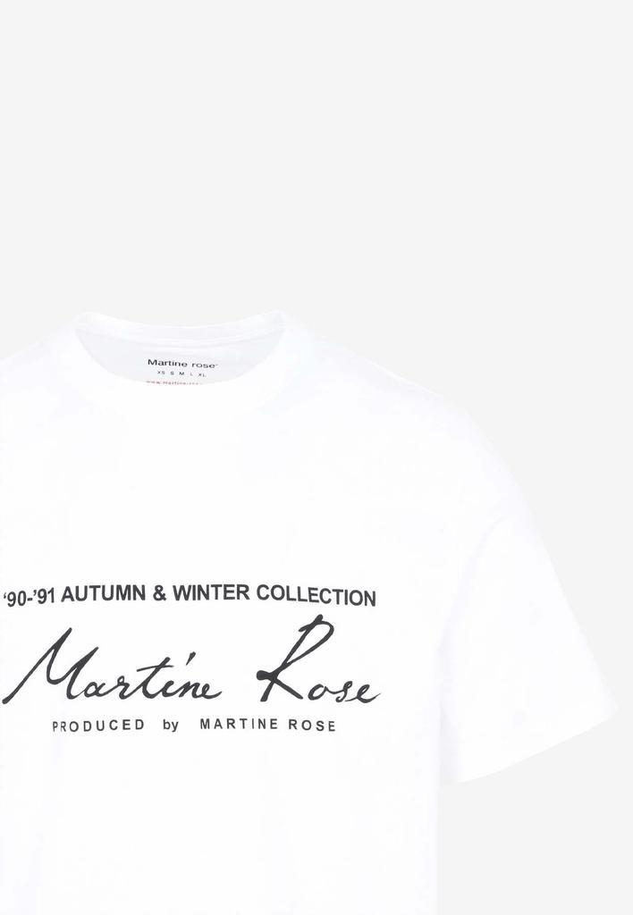 商品Martine Rose|Logo Print Short-Sleeved T-shirt,价格¥608,第5张图片详细描述