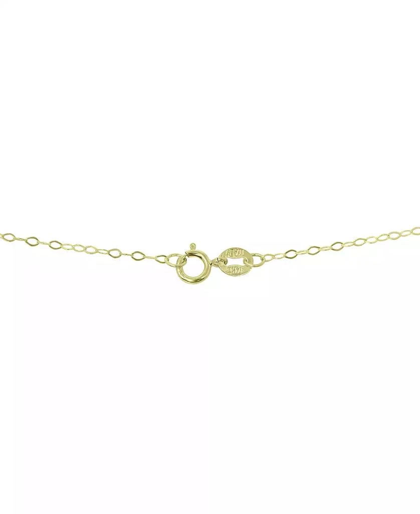 商品Macy's|Dyed Jade Elephant Pendant Necklace in 14k Gold (25mm),价格¥1315,第2张图片详细描述