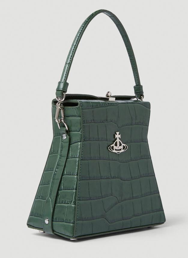 商品Vivienne Westwood|Kelly Medium Handbag in Green,价格¥2061,第4张图片详细描述