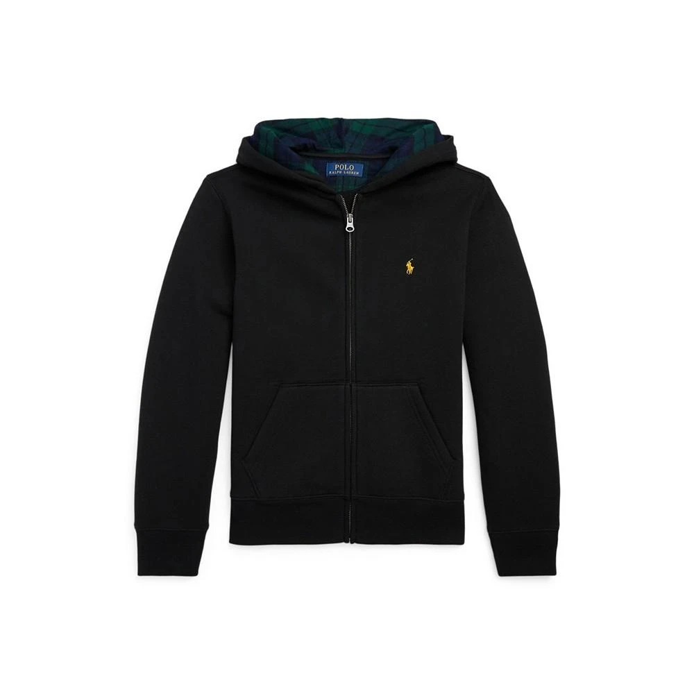 商品Ralph Lauren|Big Boys Logo Fleece Full-Zip Hoodie,价格¥343,第1张图片