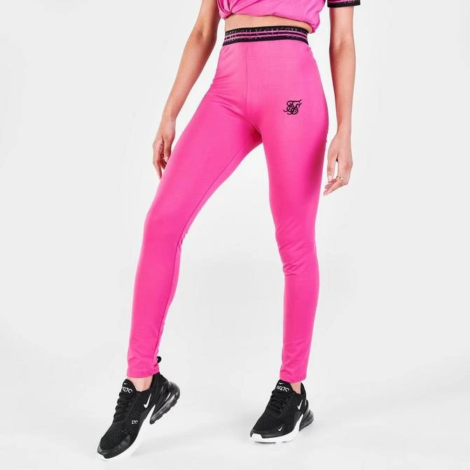 商品SikSilk|Women's SikSilk Logo Tape Leggings,价格¥60,第1张图片