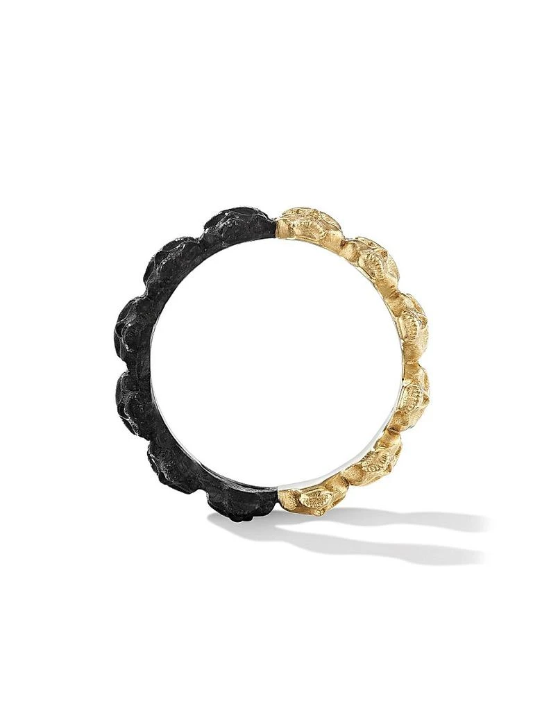 商品David Yurman|Memento Mori Skull Band Ring in 18K Yellow Gold,价格¥28848,第4张图片详细描述