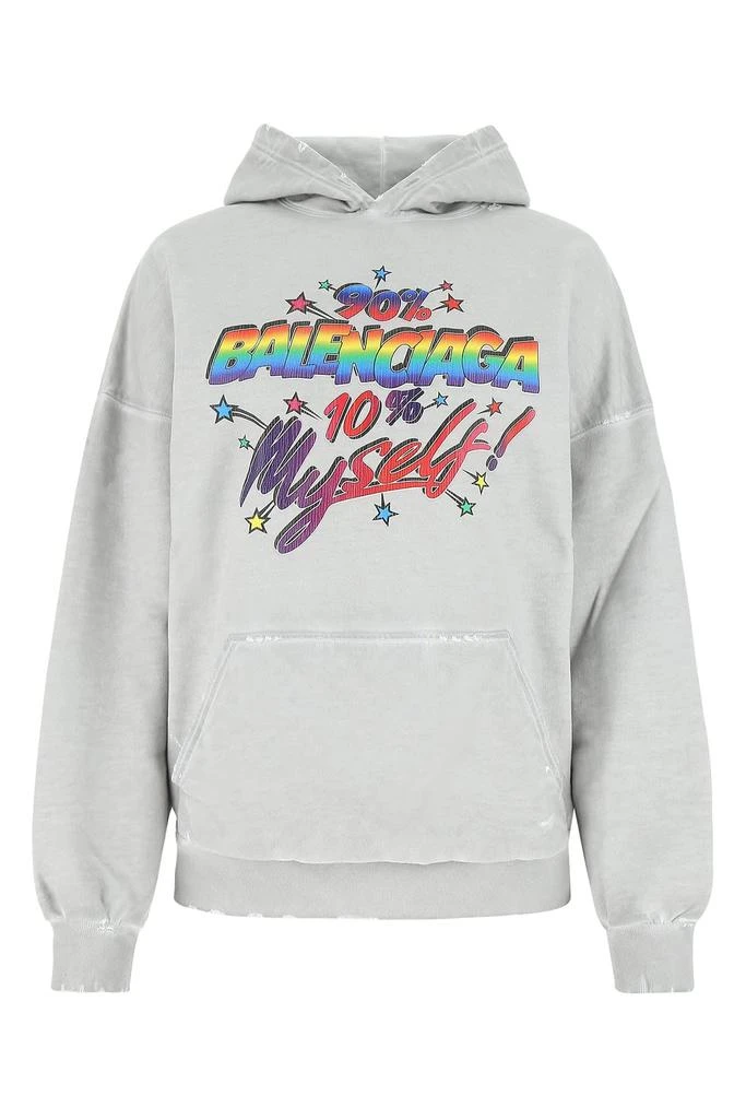 商品Balenciaga|Grey Cotton Oversize Sweatshirt,价格¥4794,第1张图片