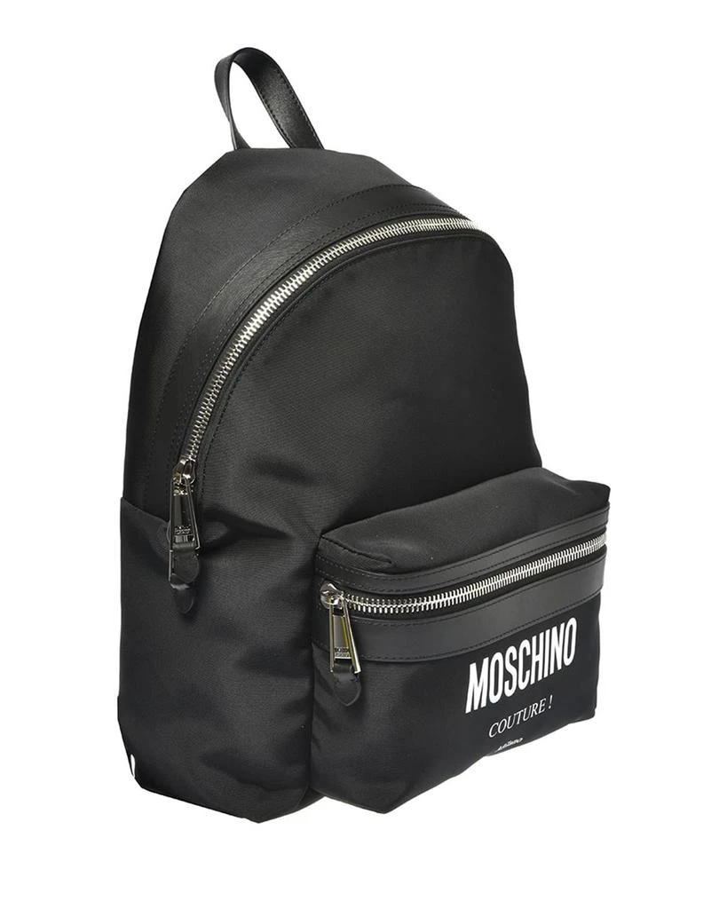 商品Moschino|Men's Solid Logo Backpack,价格¥6910,第2张图片详细描述