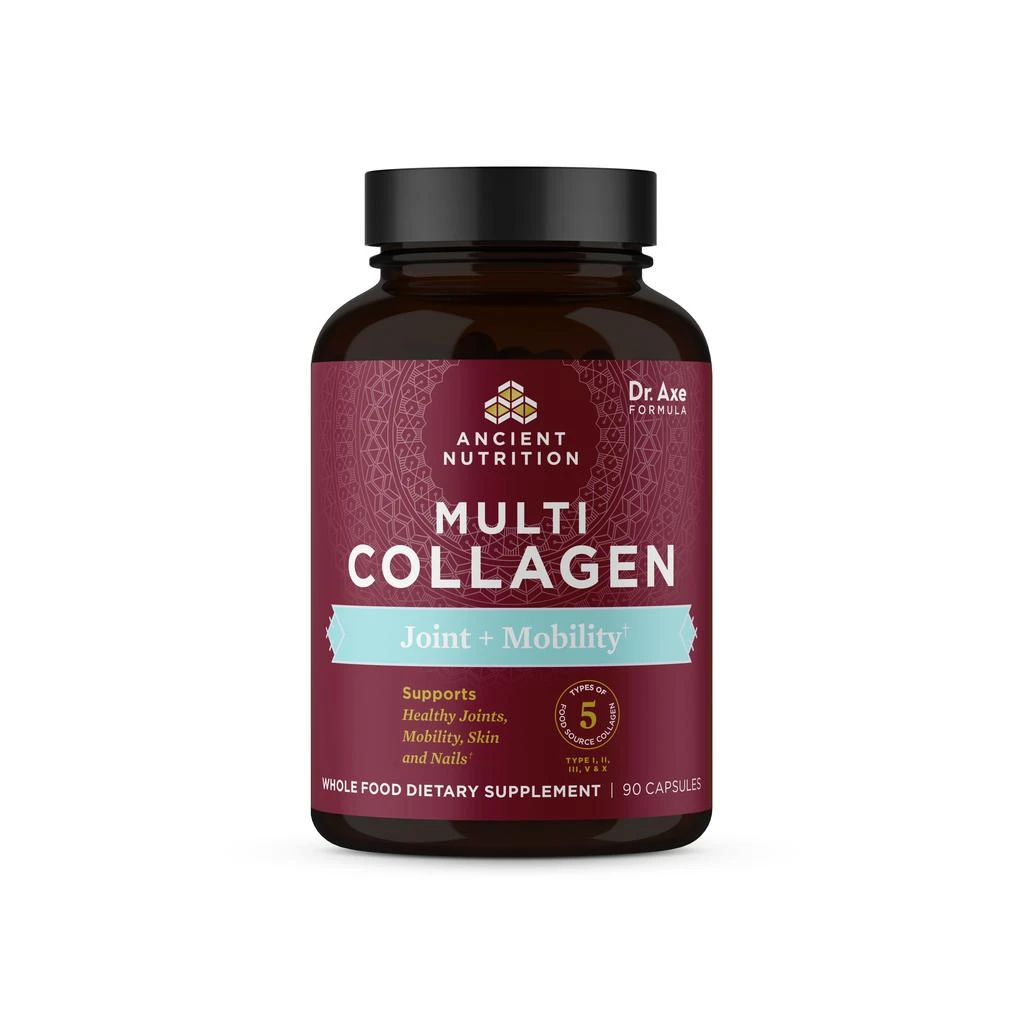 商品Ancient Nutrition|Multi Collagen Capsules - Joint + Mobility, 90 Count - TBN 15.00% Off Auto renew,价格¥771,第1张图片
