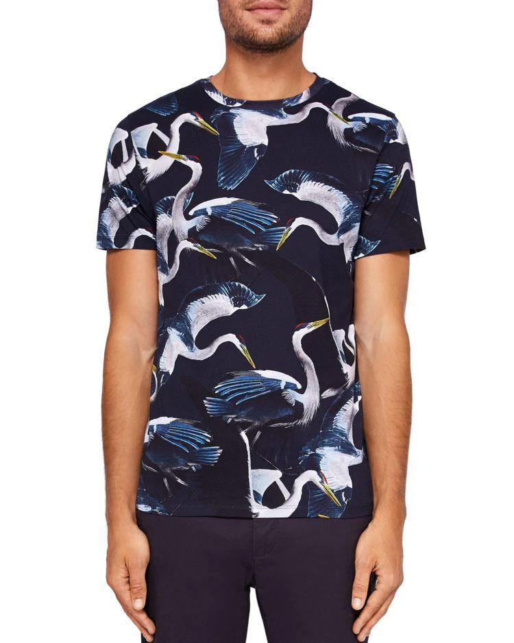 商品Ted Baker London|Ted Baker Gromet Bird Print Tee,价格¥437,第1张图片