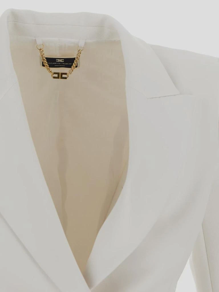 商品ELISABETTA FRANCHI|Elisabetta Franchi Double-Breasted Blazer,价格¥2586,第3张图片详细描述