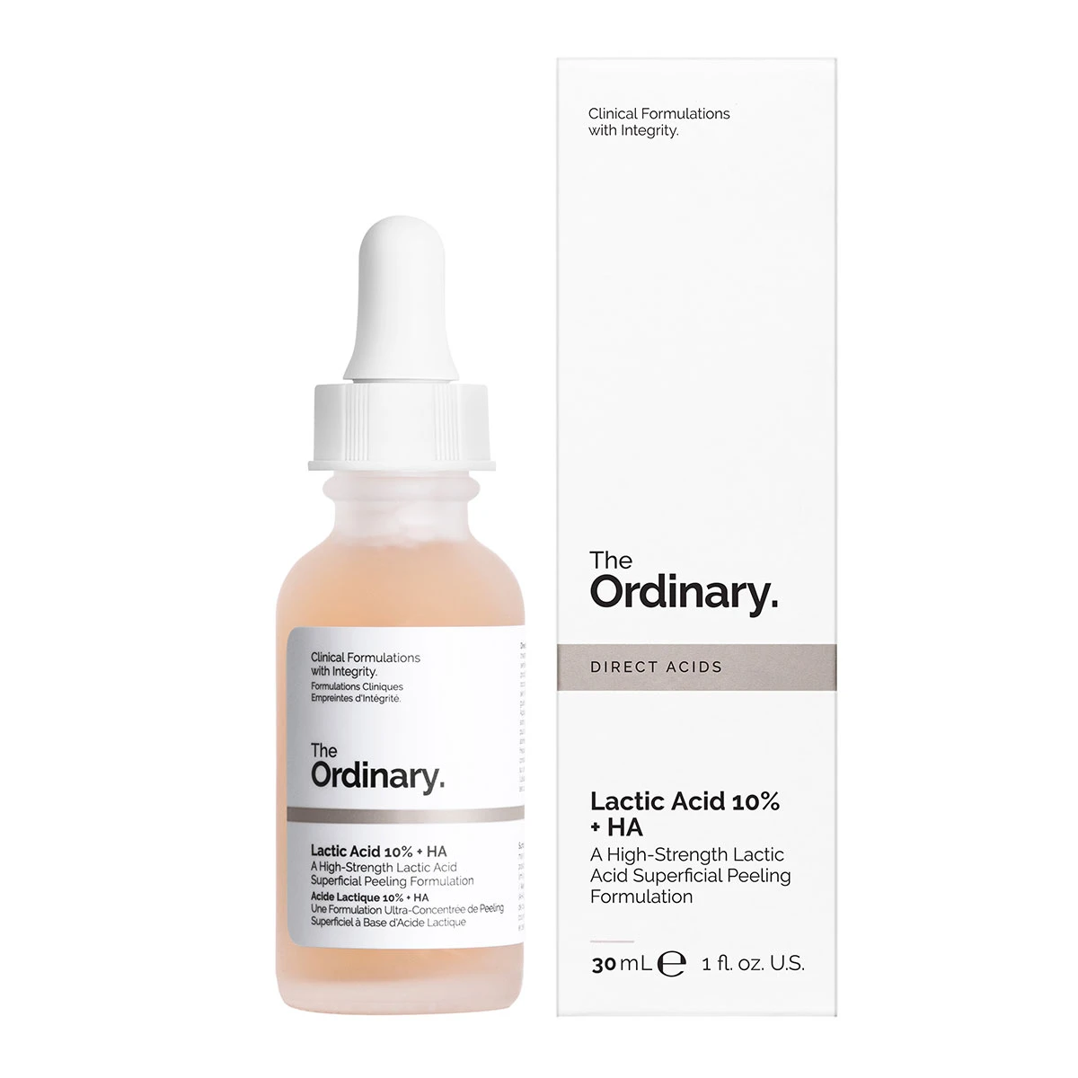 The Ordinary 10%乳酸 + 2%透明质酸精华 30ml 去角质 商品