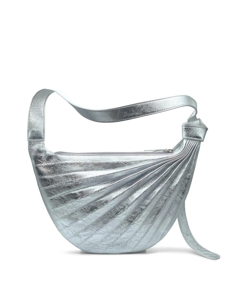 商品Sabrina Zeng|Chiaroscuro Hammock Sling Bag Silver,价格¥2605,第1张图片