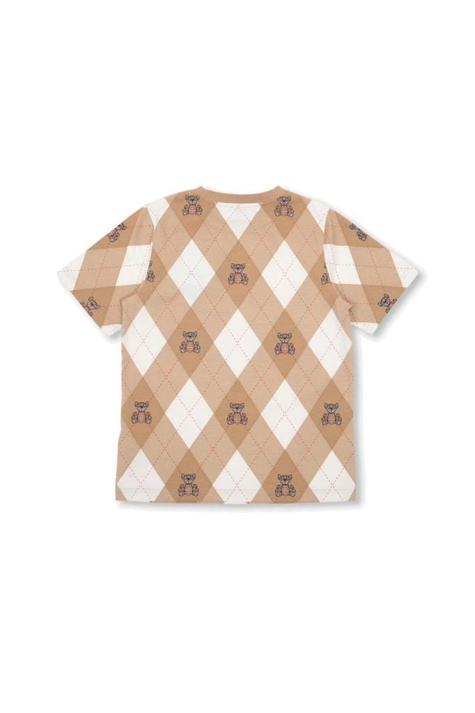 商品Burberry|Burberry Kids Thomas Bear Argyle-Printed Crewneck T-Shirt,价格¥1620,第2张图片详细描述