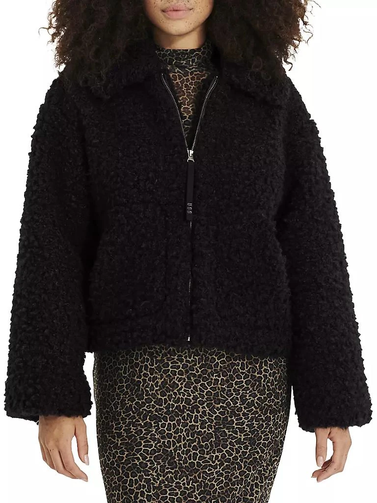 商品UGG|Maeve Sherpa Zip-Up Jacket,价格¥557,第3张图片详细描述