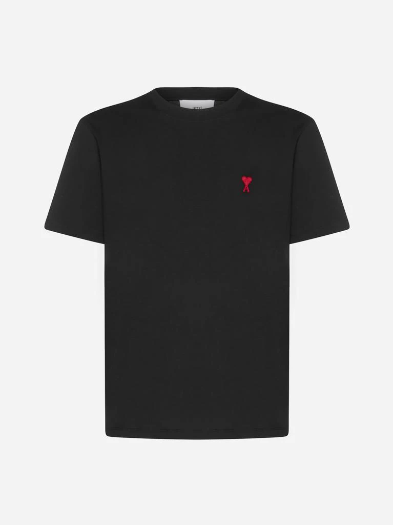 商品AMI|Logo cotton t-shirt,价格¥742,第1张图片