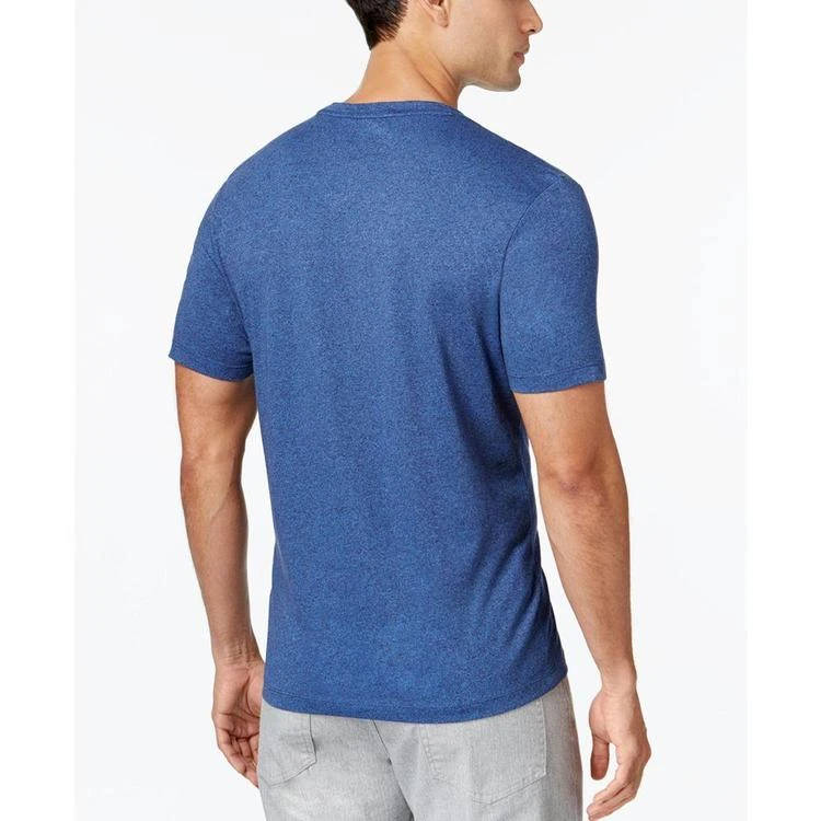 商品Alfani|Men's Stretch Split-Neck Heathered Henley, Only at Macy's,价格¥90,第3张图片详细描述