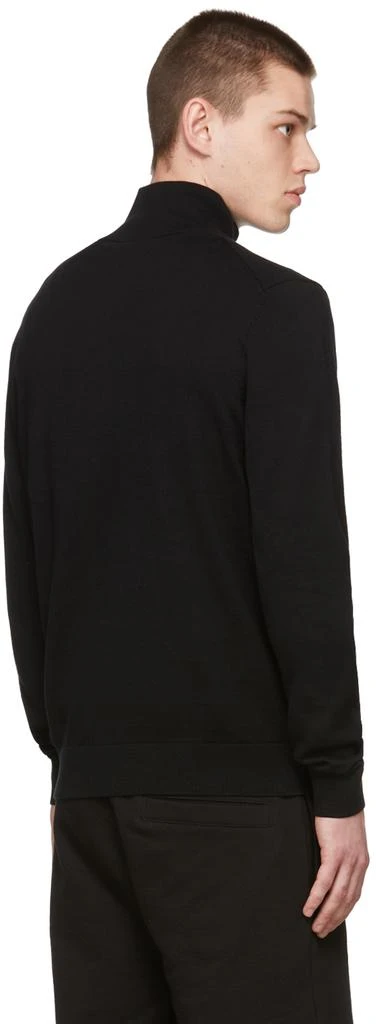 商品Hugo Boss|Black Knit San Quintus Zip-Up Sweater,价格¥527,第3张图片详细描述