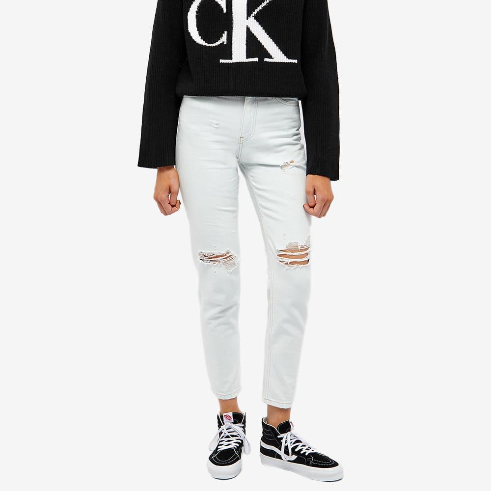 商品Calvin Klein|Calvin Klein High Rise Mom Jean,价格¥1006,第4张图片详细描述