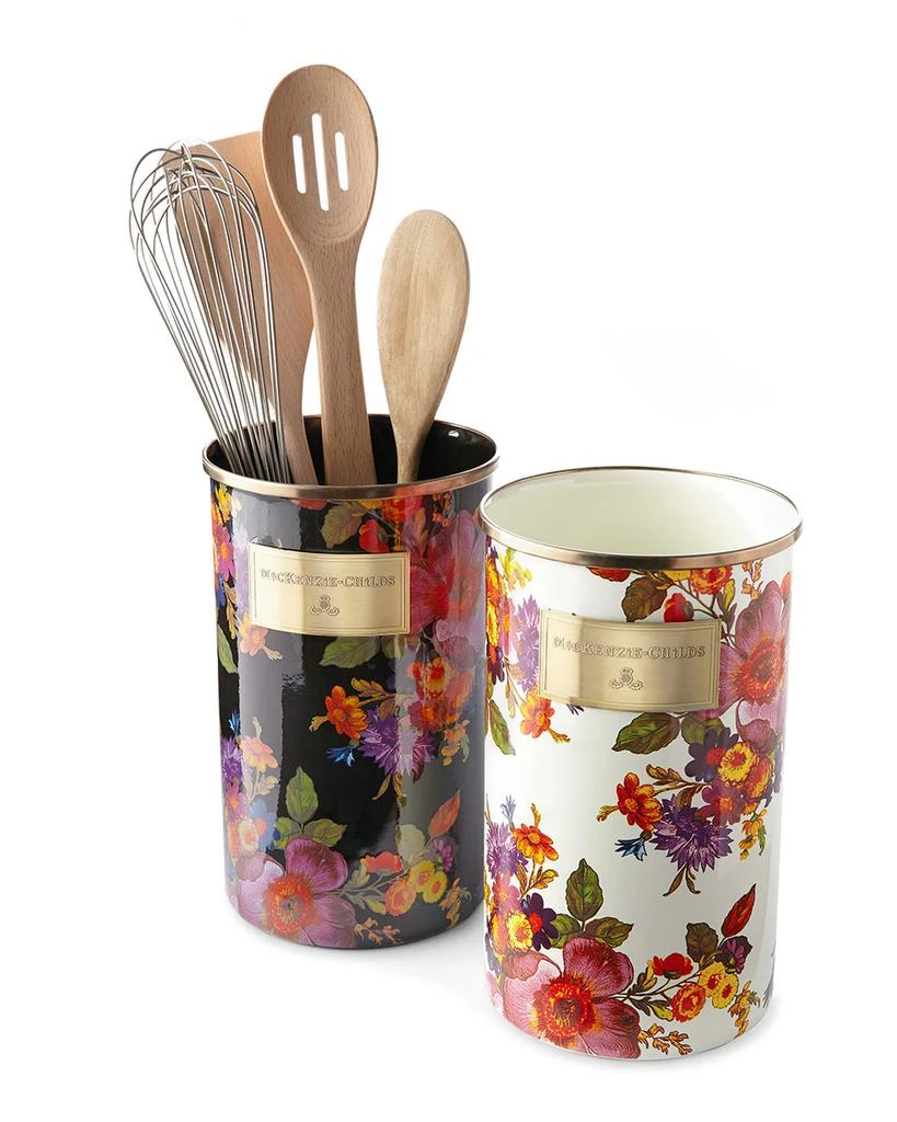 商品MacKenzie-Childs|Flower Market White Utensil Holder,价格¥760,第2张图片详细描述