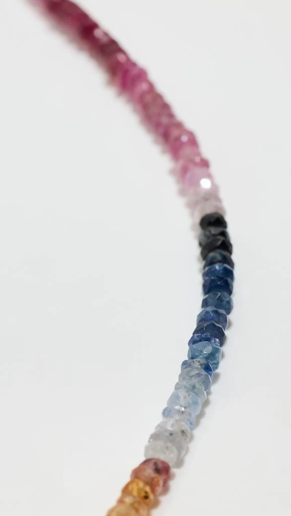 商品Jia Jia|14k Light Rainbow Sapphire Necklace,价格¥4381,第4张图片详细描述