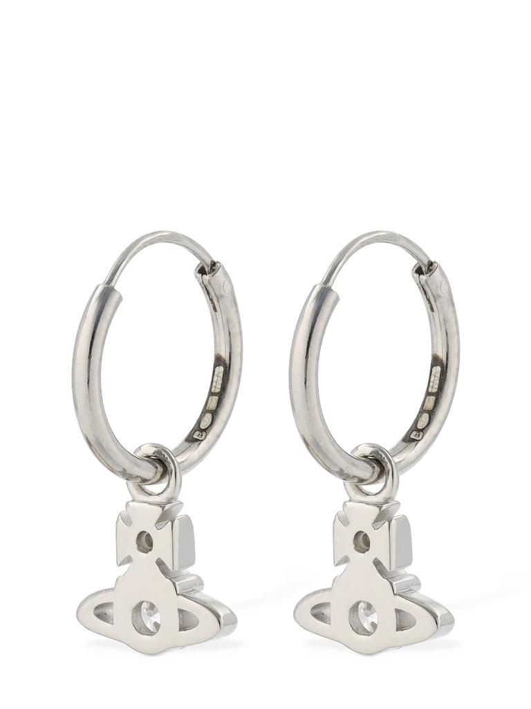 Nina Spark Crystal Hoop Earrings商品第2张图片规格展示