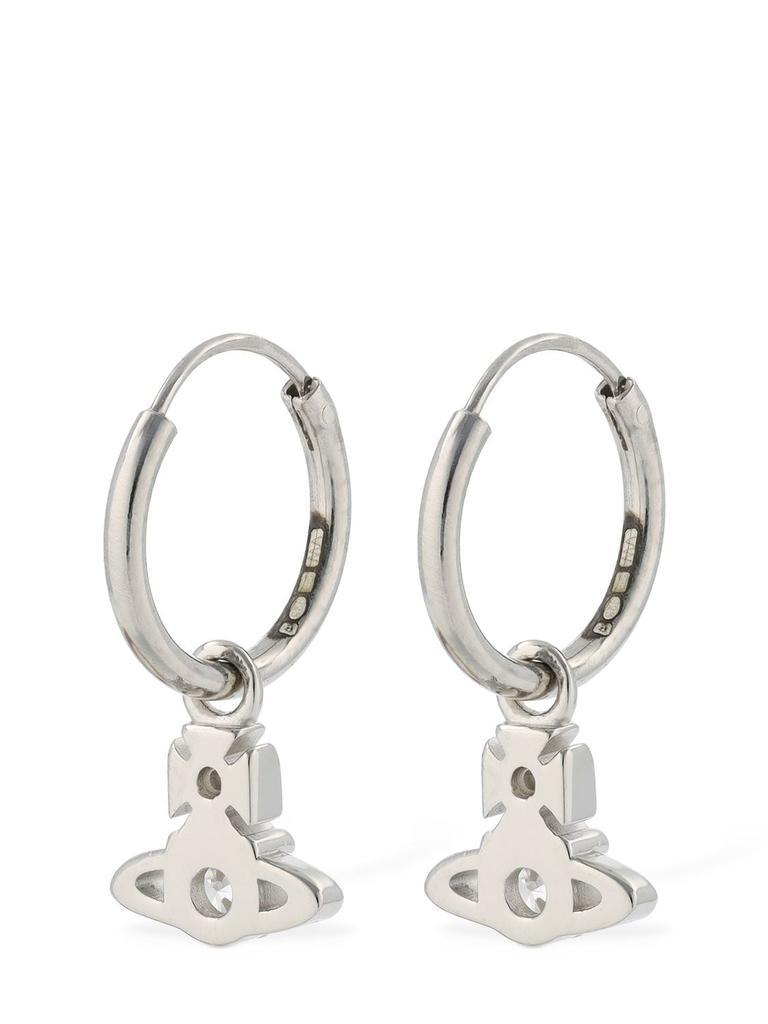 商品Vivienne Westwood|Nina Spark Crystal Hoop Earrings,价格¥1220,第4张图片详细描述