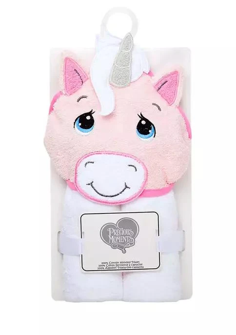 商品Precious Moments|Moments Baby Girls Unicorn Hooded Bath Towel,价格¥193,第2张图片详细描述