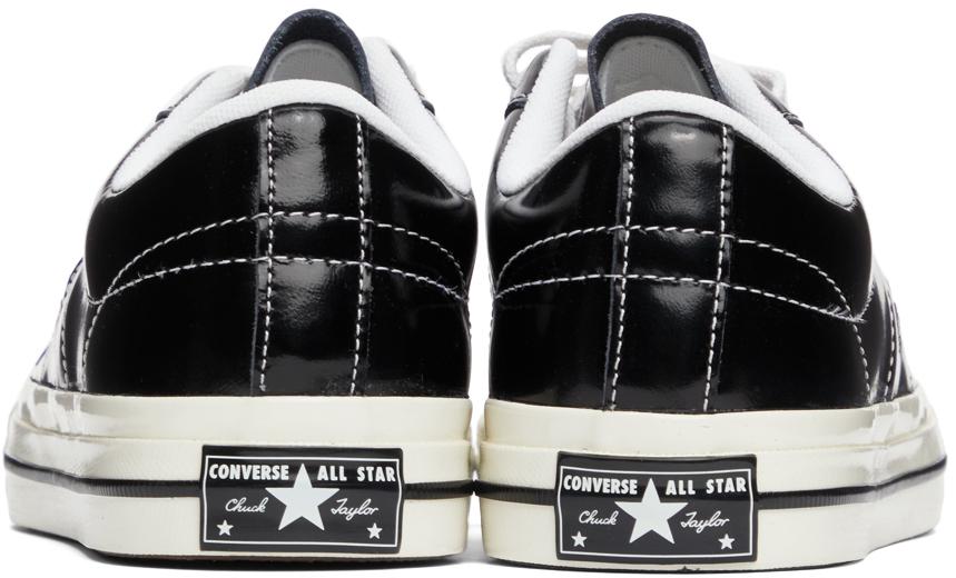 Black Patent One Star OX Sneakers商品第4张图片规格展示