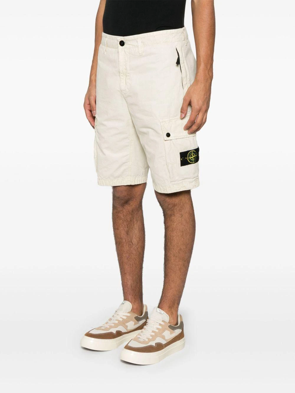 商品Stone Island|Stone Island 男士休闲裤 K1S15L100011S00WAV0195 浅棕色,价格¥2377,第4张图片详细描述