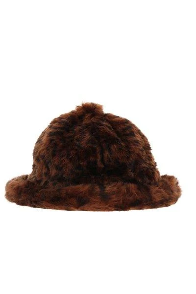 商品Kangol|Kangol Faux Fur Logo Embroidered Casual Hat,价格¥365,第2张图片详细描述