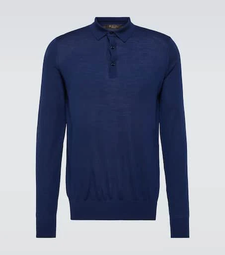 商品Loro Piana|Virgin wool polo shirt,价格¥9094,第1张图片
