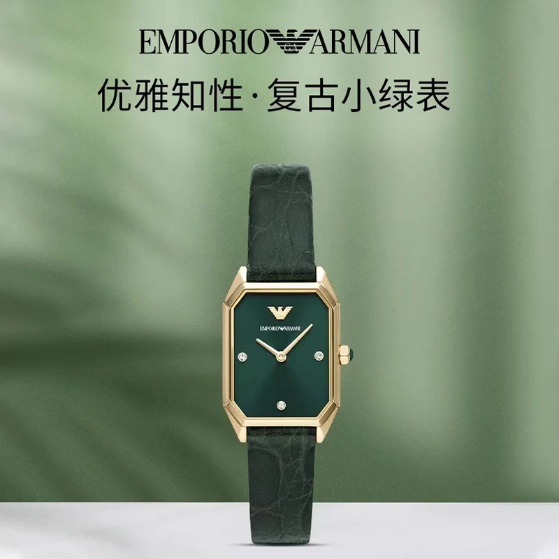 商品[国内直发] Emporio Armani|阿玛尼贝母时尚方形欧美表石英女表AR11399,价格¥1452,第1张图片