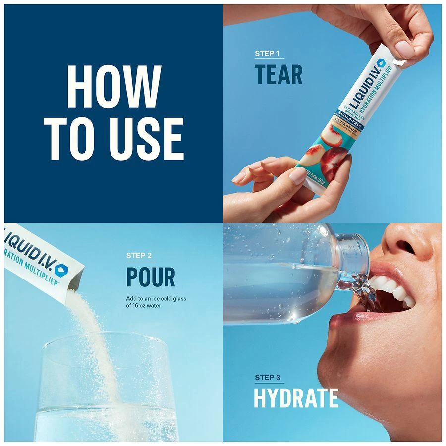 Hydration Multiplier - Sugar Free Electrolyte Drink Mix White Peach 商品