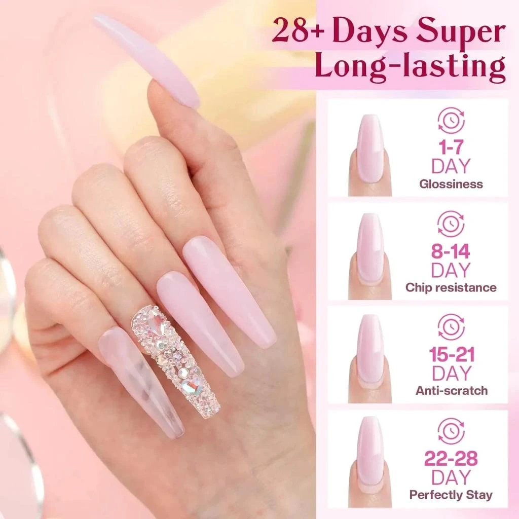 Pink Poet - 2 Colors Poly Nail Gel Kit 商品