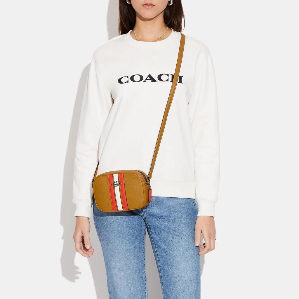 商品Coach|Coach Outlet Mini Jamie Camera Bag With Varsity Stripe,价格¥776,第3张图片详细描述