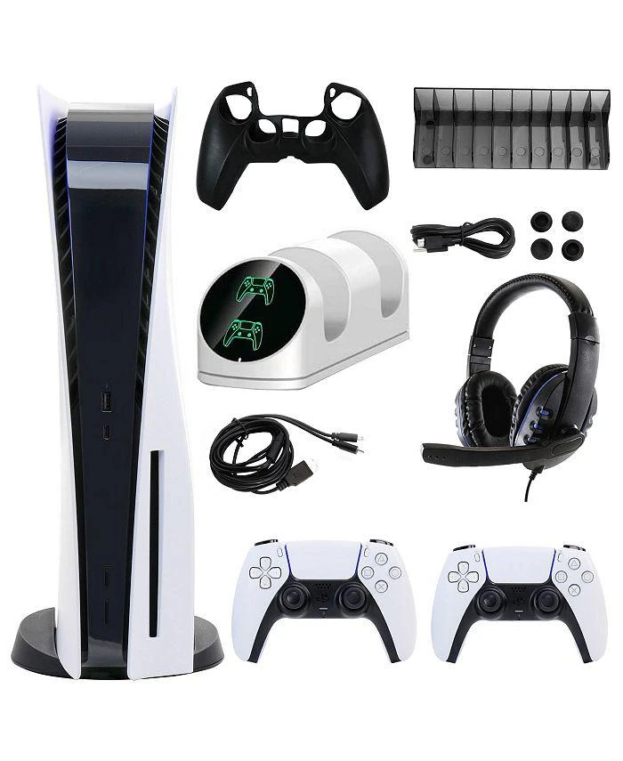 商品SONY|PS5 Core with Extra White Dualsense Controller and Accessories Kit,价格¥5385,第1张图片详细描述