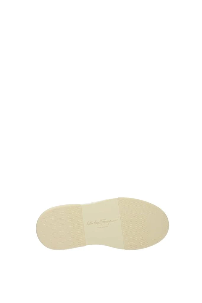 商品Salvatore Ferragamo|Sneakers cassina Leather White Grey,价格¥4428,第5张图片详细描述