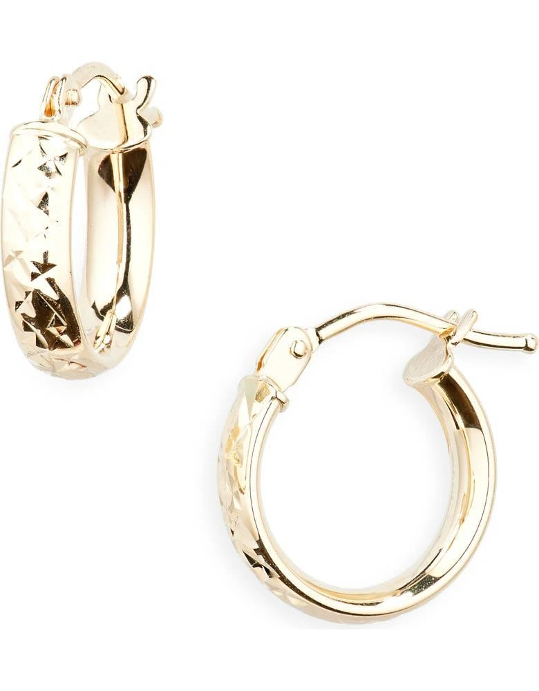 商品Bony Levy|14K Gold Wide Hoop Earrings,价格¥2033,第1张图片