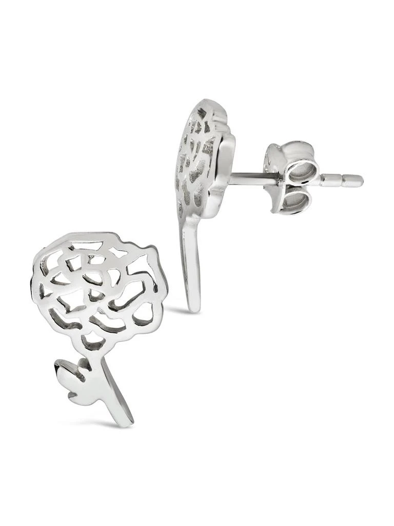 商品Sterling Forever|Birth Flower Stud Earrings,价格¥294,第3张图片详细描述