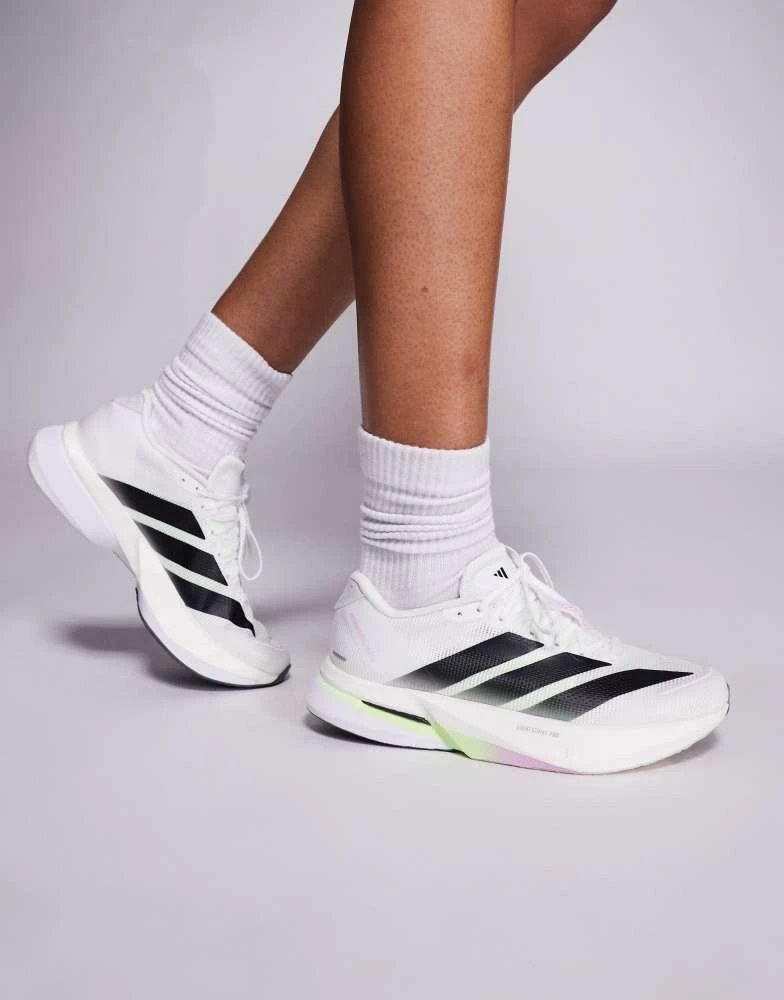 商品Adidas|adidas Running Adizero Boston 13 in white and black,价格¥1455,第4张图片详细描述