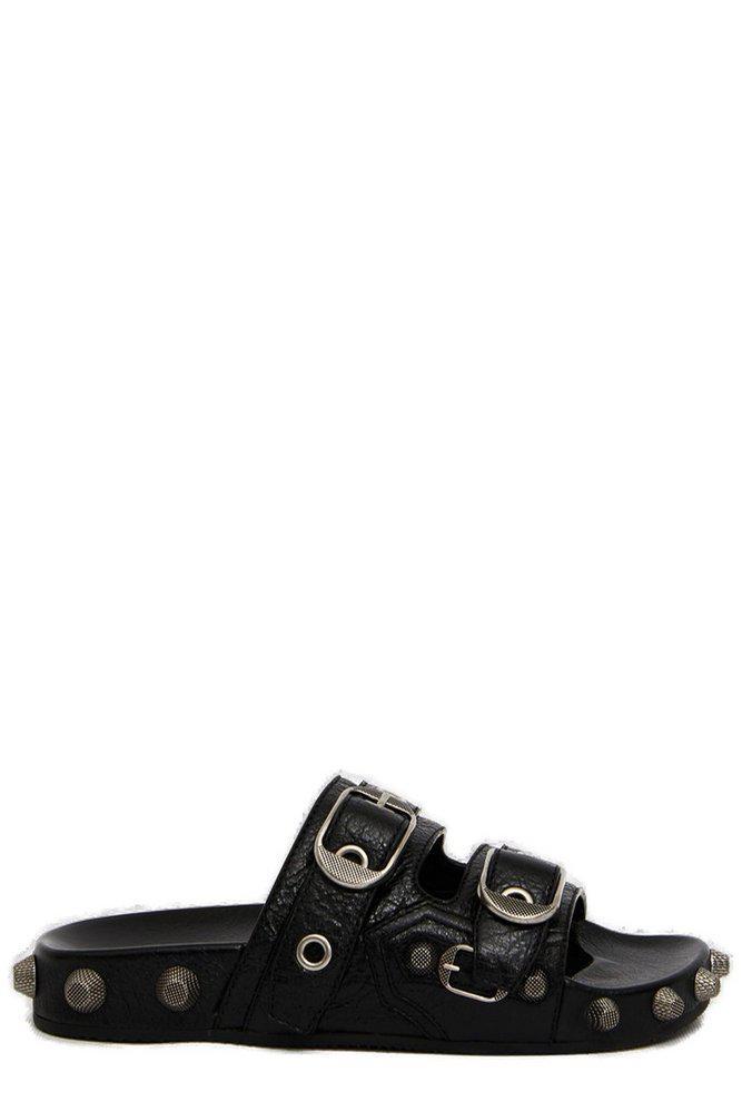 商品Balenciaga|Balenciaga Studs-Detailed Open-Toe Sandals,价格¥4161-¥6473,第1张图片