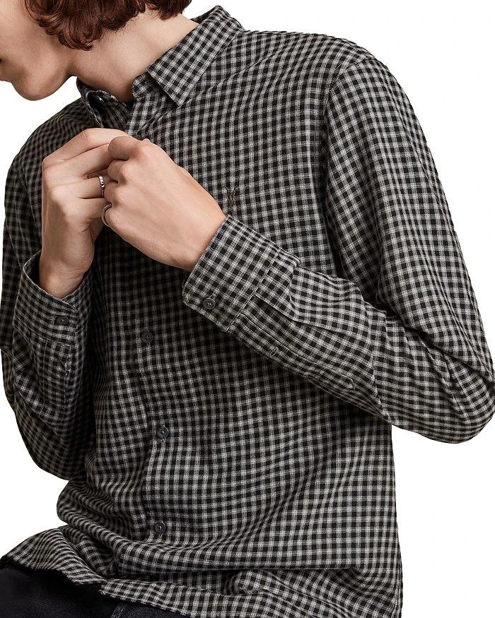 商品ALL SAINTS|Westerlo Cotton Checked Shirt,价格¥484,第4张图片详细描述