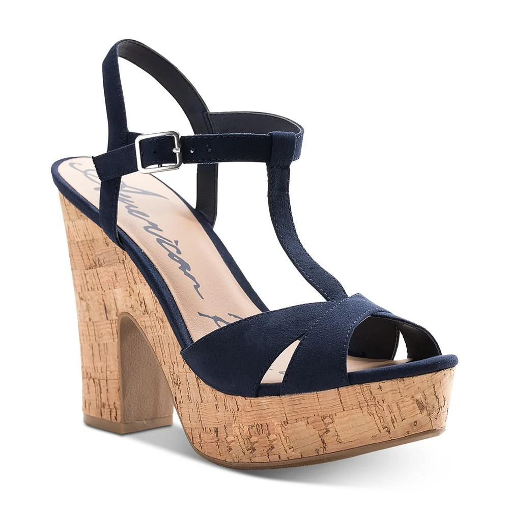 商品American Rag|Jamie T-Strap Platform Dress Sandals, Created for Macy's,价格¥203,第1张图片