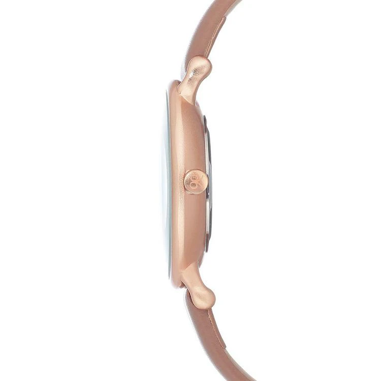 商品Nine West|Women's Dusty Rose Faux Leather Strap Watch 42mm,价格¥367,第3张图片详细描述