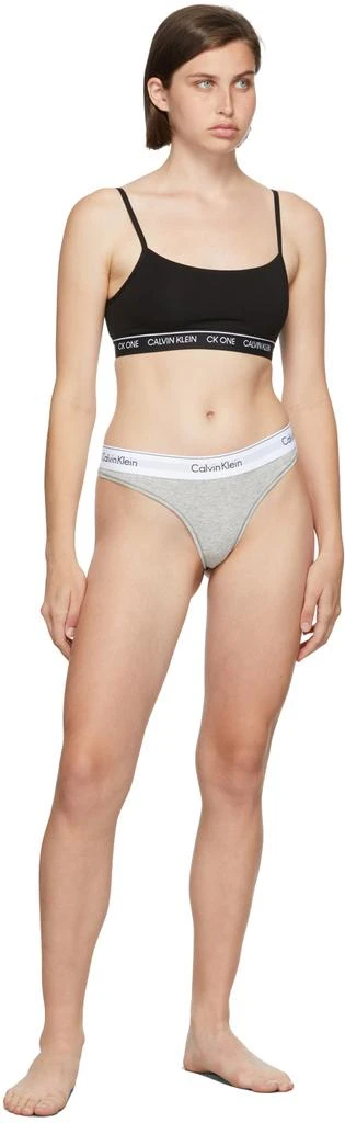 商品Calvin Klein|Black CK One Unlined Bralette,价格¥260,第4张图片详细描述