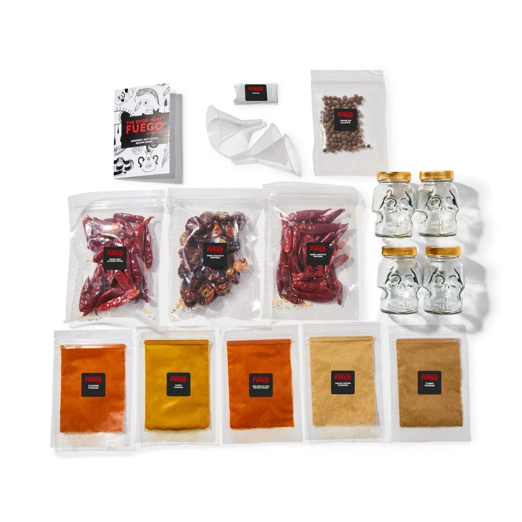 商品Thoughtfully|The Good Hurt Fuego by , DIY Hot Sauce Gift Set,价格¥362,第2张图片详细描述