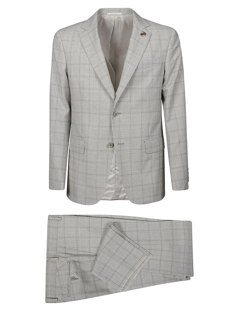 商品PAL ZILERI|Pal Zileri Men's Grey Other Materials Suit,价格¥11078,第1张图片