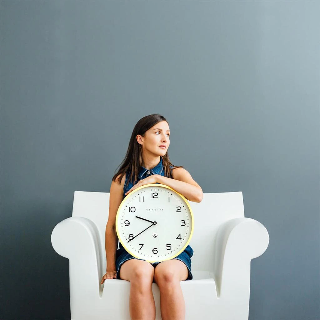 Number Three Echo Wall Clock - Marshmallow Pink 商品