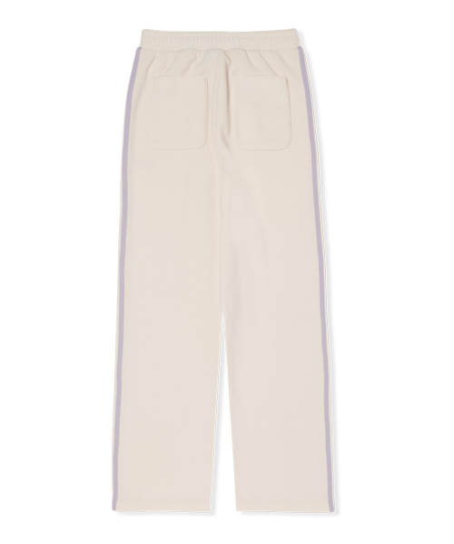 【享贝家】NERDY 新款女款加绒宽松运动裤休闲裤 灰色\奶白色\紫色（预售款，10天发货）PNEF22KD2202商品第7张图片规格展示